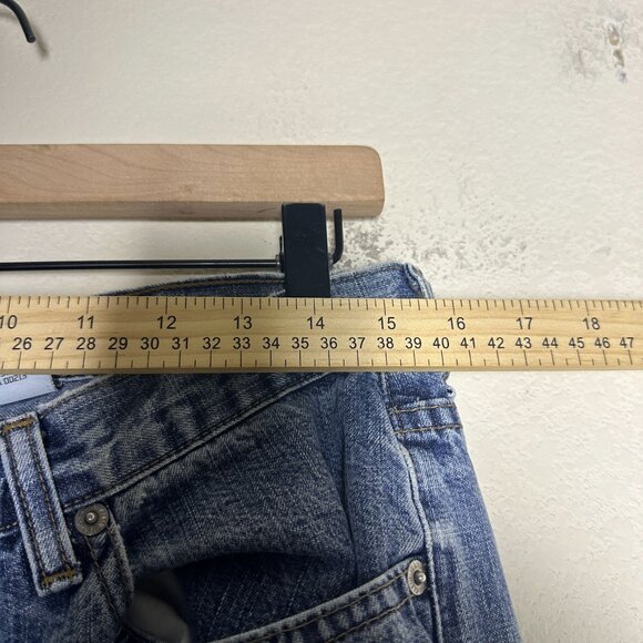 VTG Calvin Klein Denim Jean Pant Women 12 Blue Bootcut Western MX Made Mid Rise - Picture 7 of 16